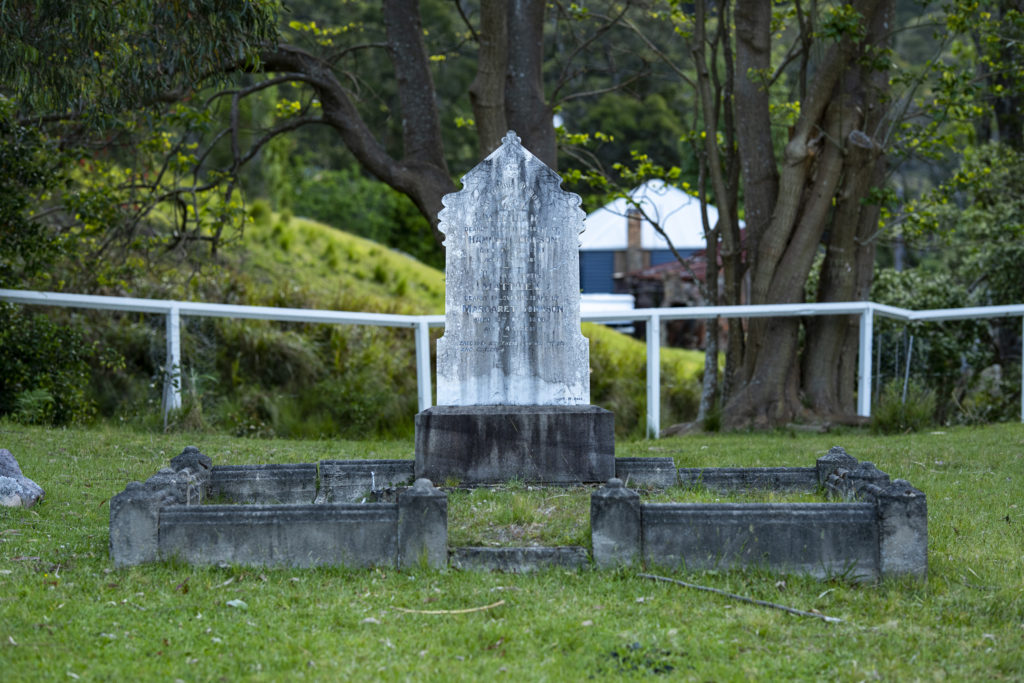 Headstone at Mt Kembla, Windy Gully Cemetery.