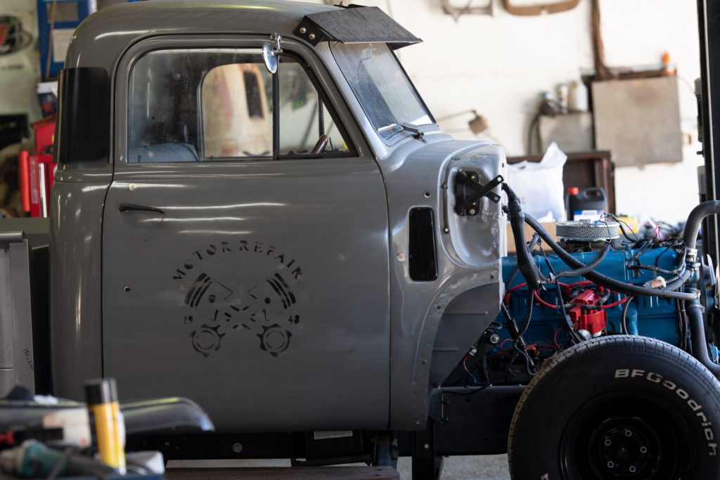 Truck getting motor conversion to V8