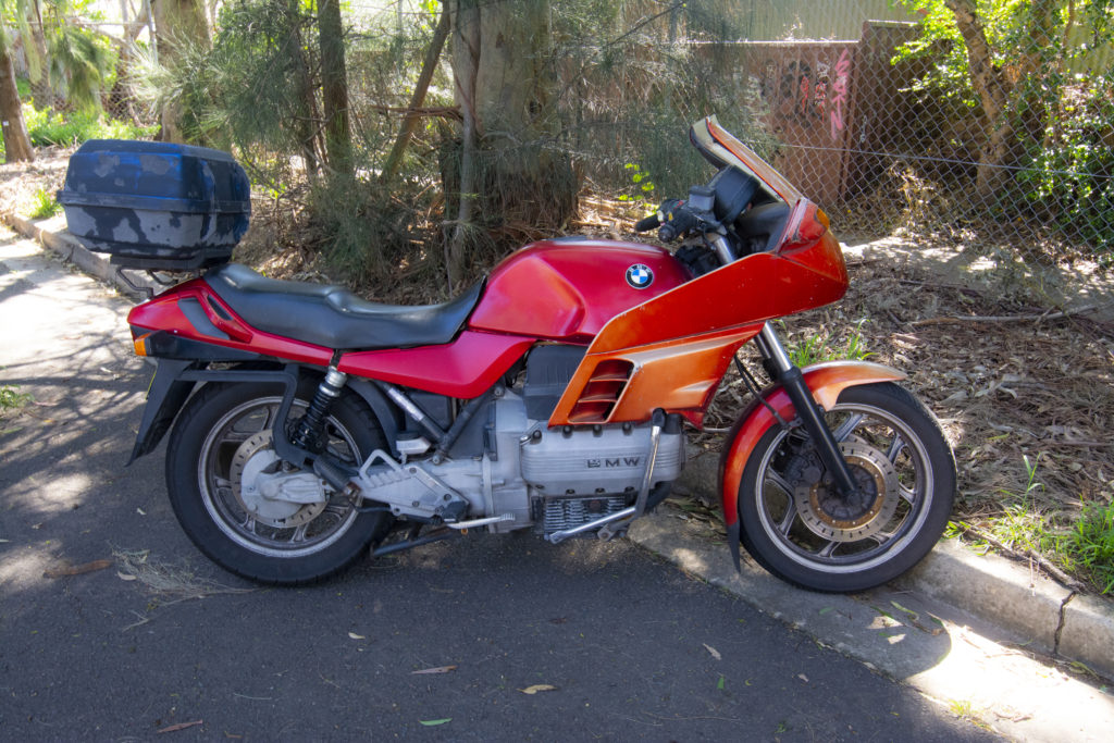 BMW K100RS right hand side view