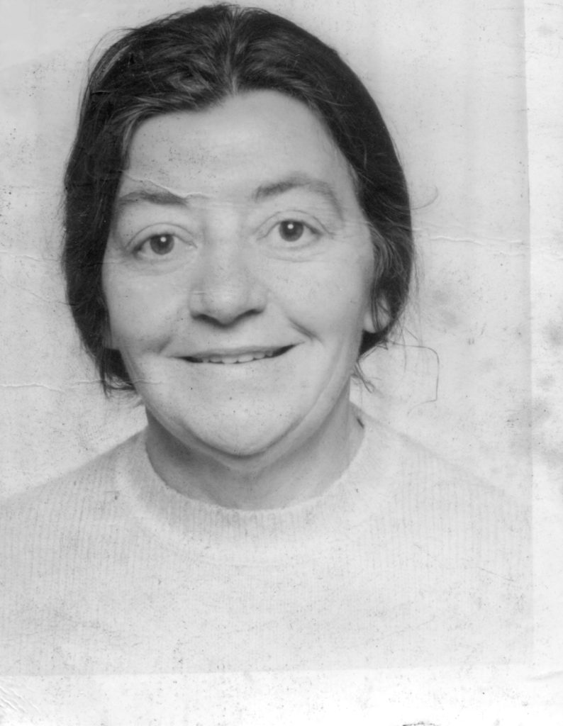 Original unrestored image of lady taken about 1950